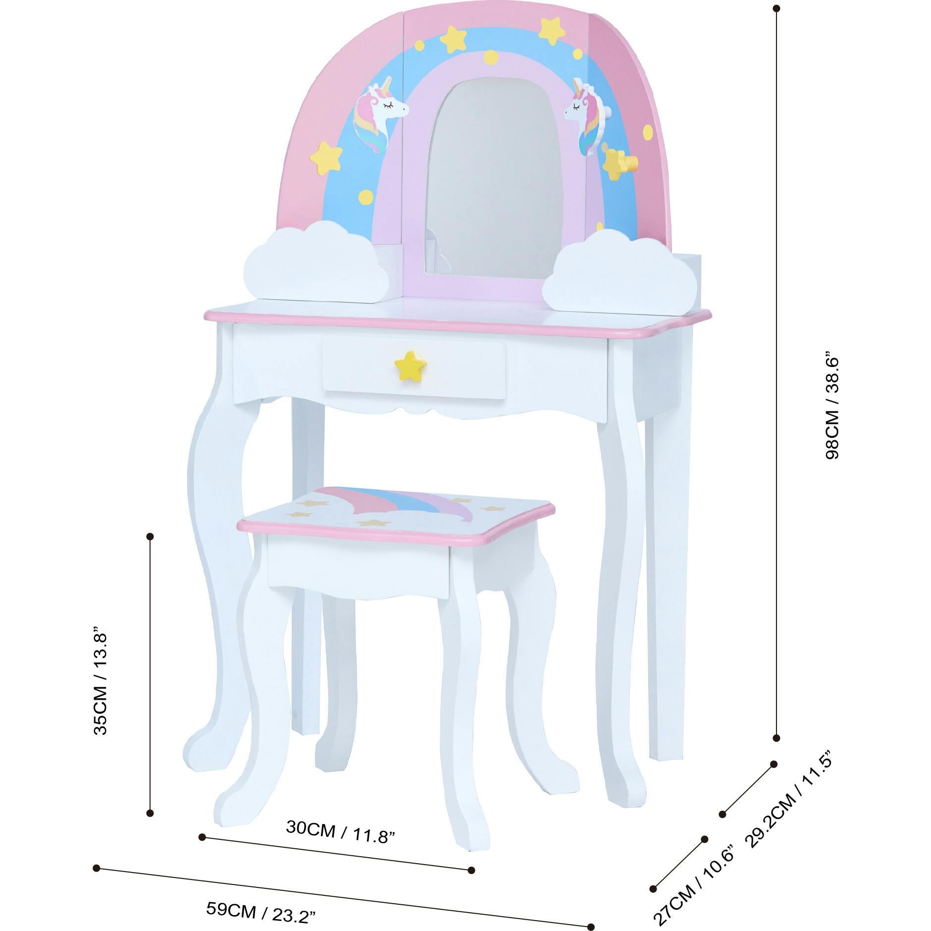 Little Dreamer Rainbow Medium Vanity