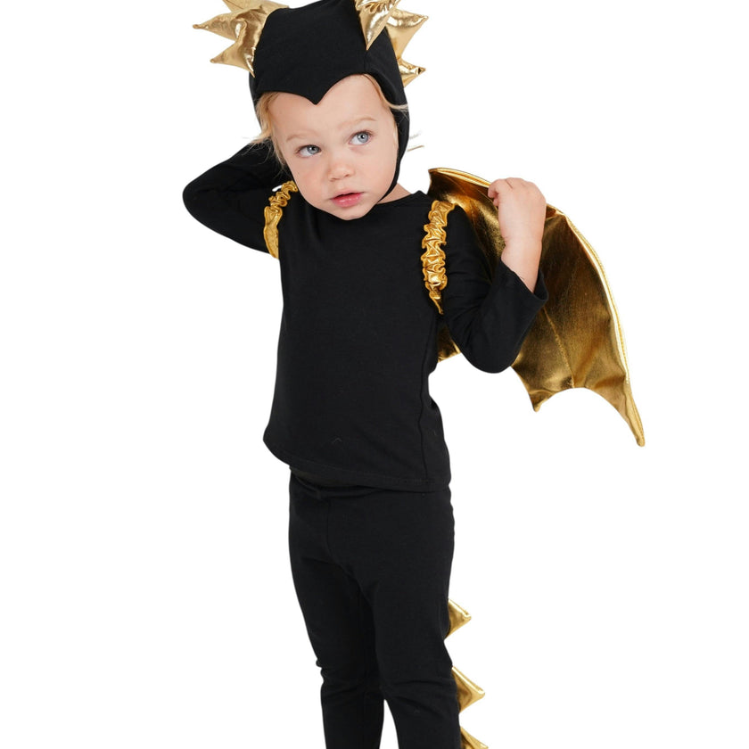 Golden Night Dragon Pajama Costume