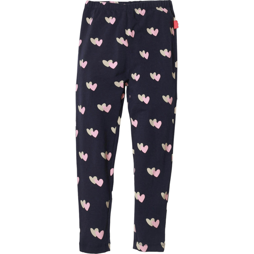 Recycled Cotton Hearts Kid Legging