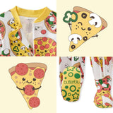 CRUZ Snug-fit Footed Baby Boys Pajamas
