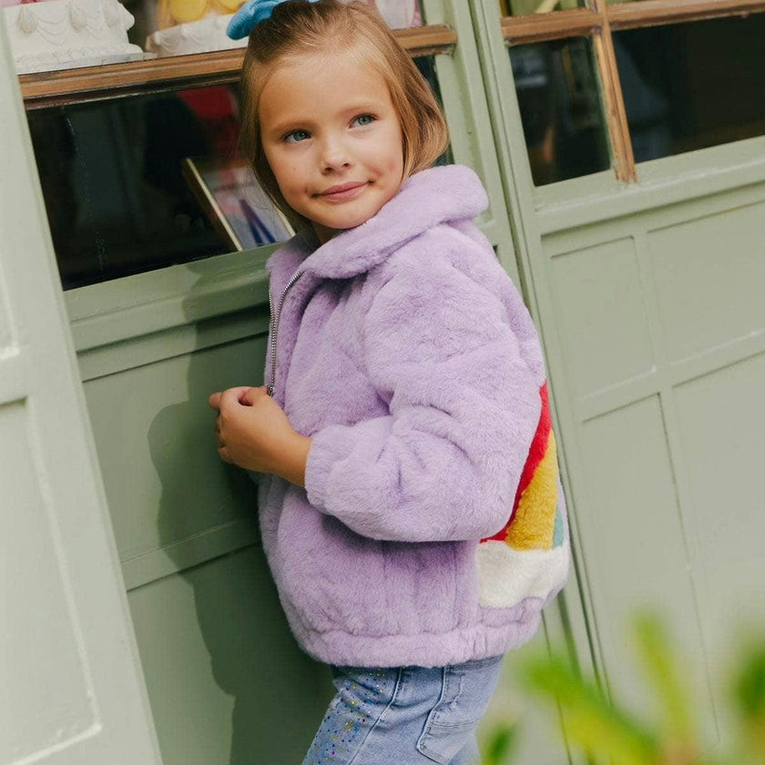 Lavender Sky Faux Fur