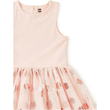 Printed Tulle Ballet Dress, Pink