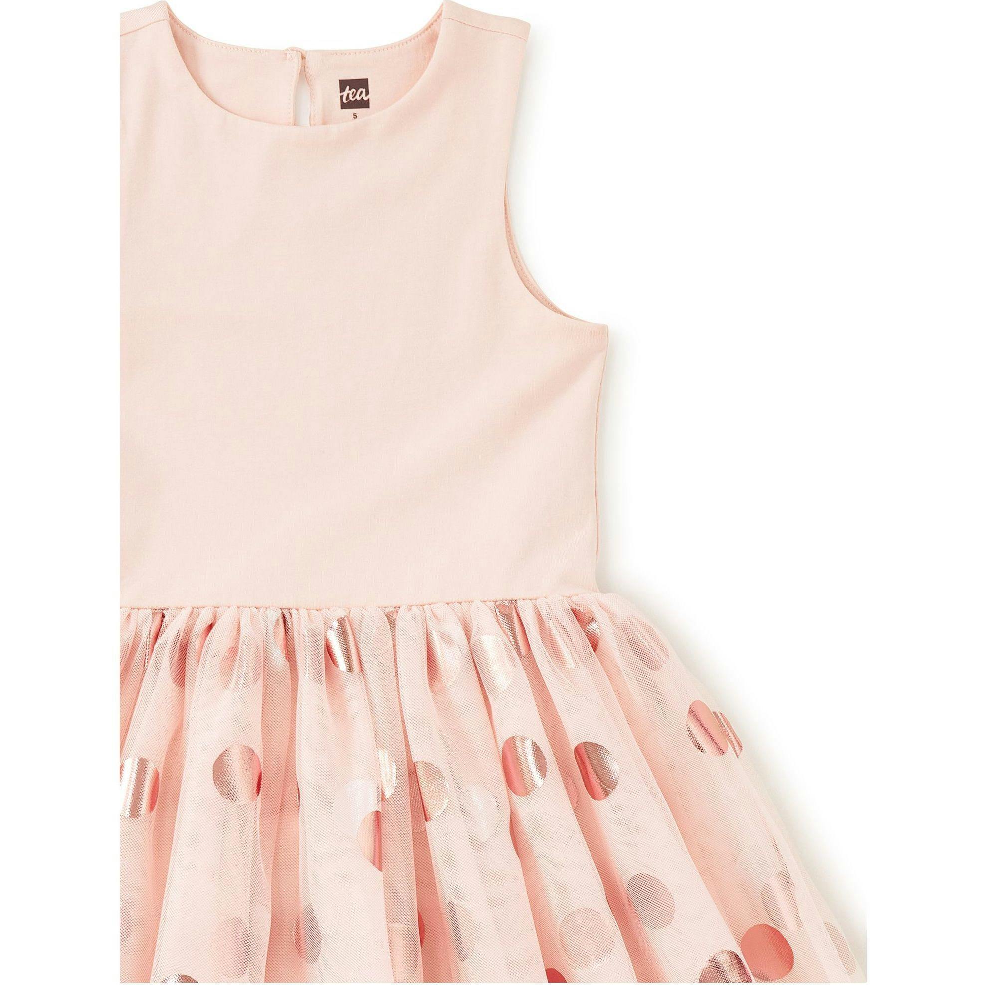 Printed Tulle Ballet Dress, Pink