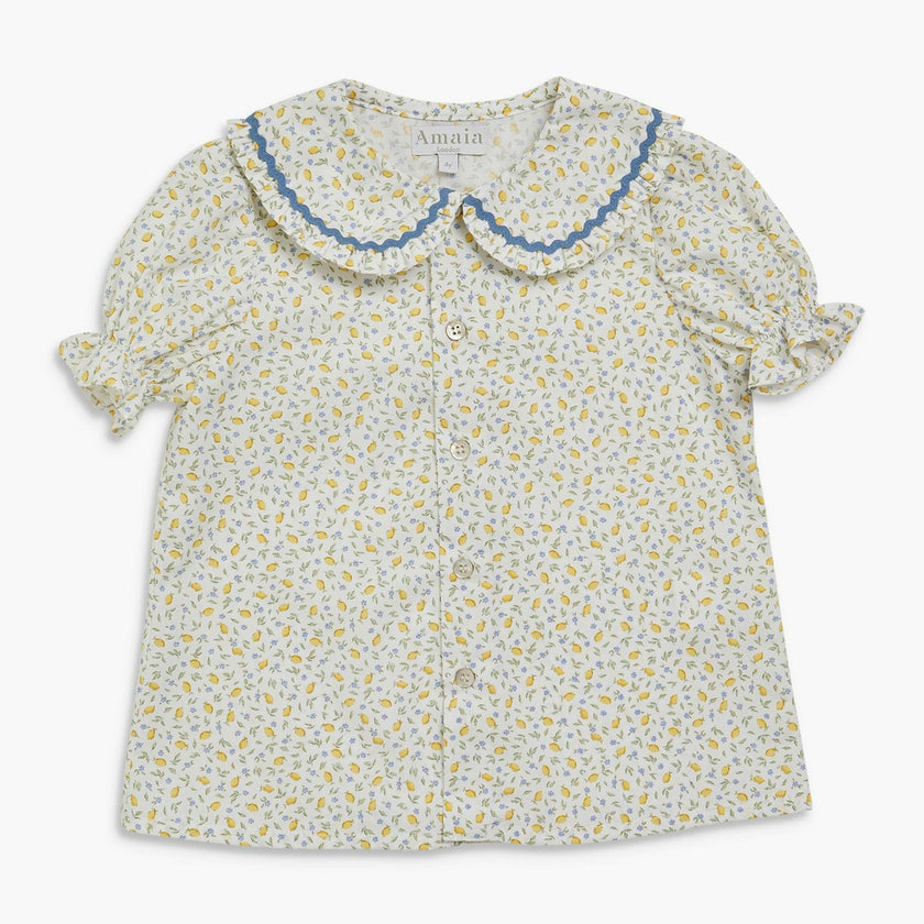 Gaya Blouse Lemon Print