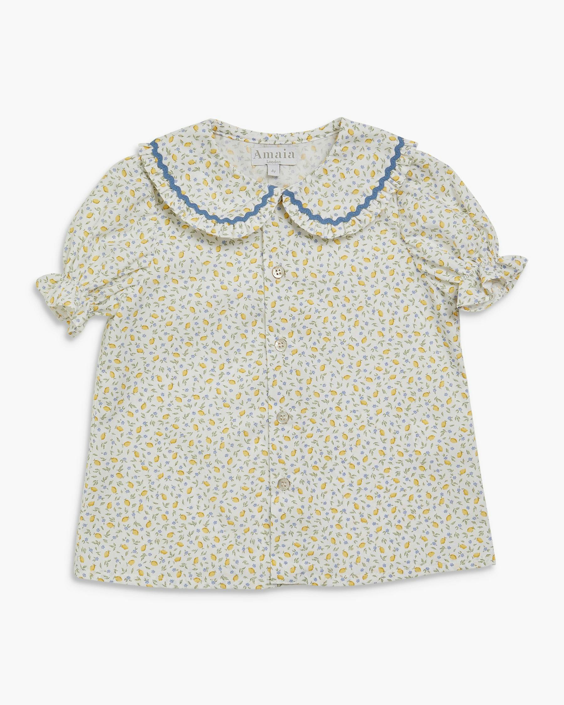 Gaya Blouse Lemon Print