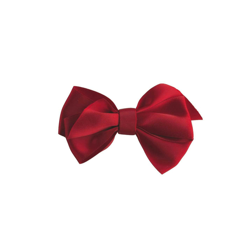 Satin Ribbon Hairbow, Red