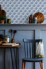 Papier peint MARACAS coloris Bleu