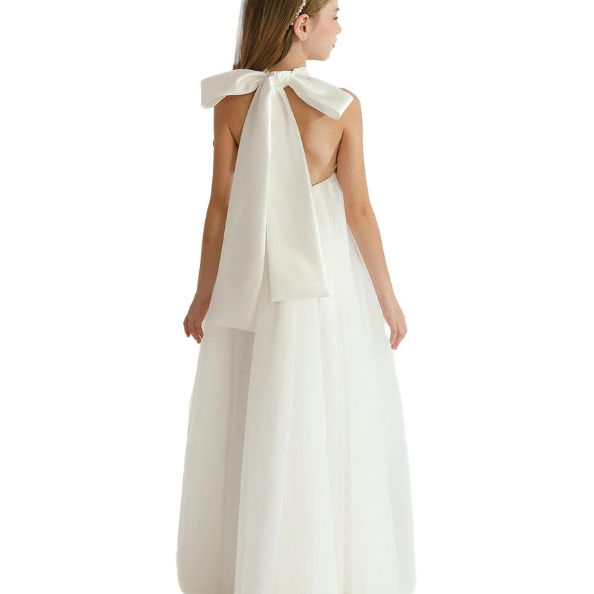 White Sleeveless Ocala Dress