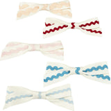 Ricrac Bow Hair Clips
