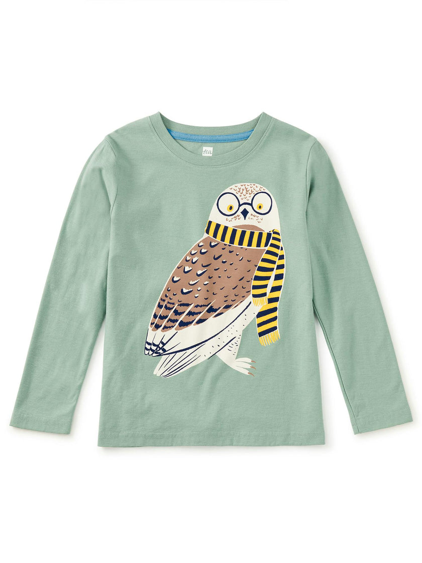 Oxford Owl Graphic Tee, Sea