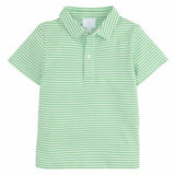 Short Sleeve Polo - Green Stripe