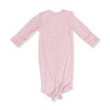 Solid Peachskin - Knotted Gown and Headband