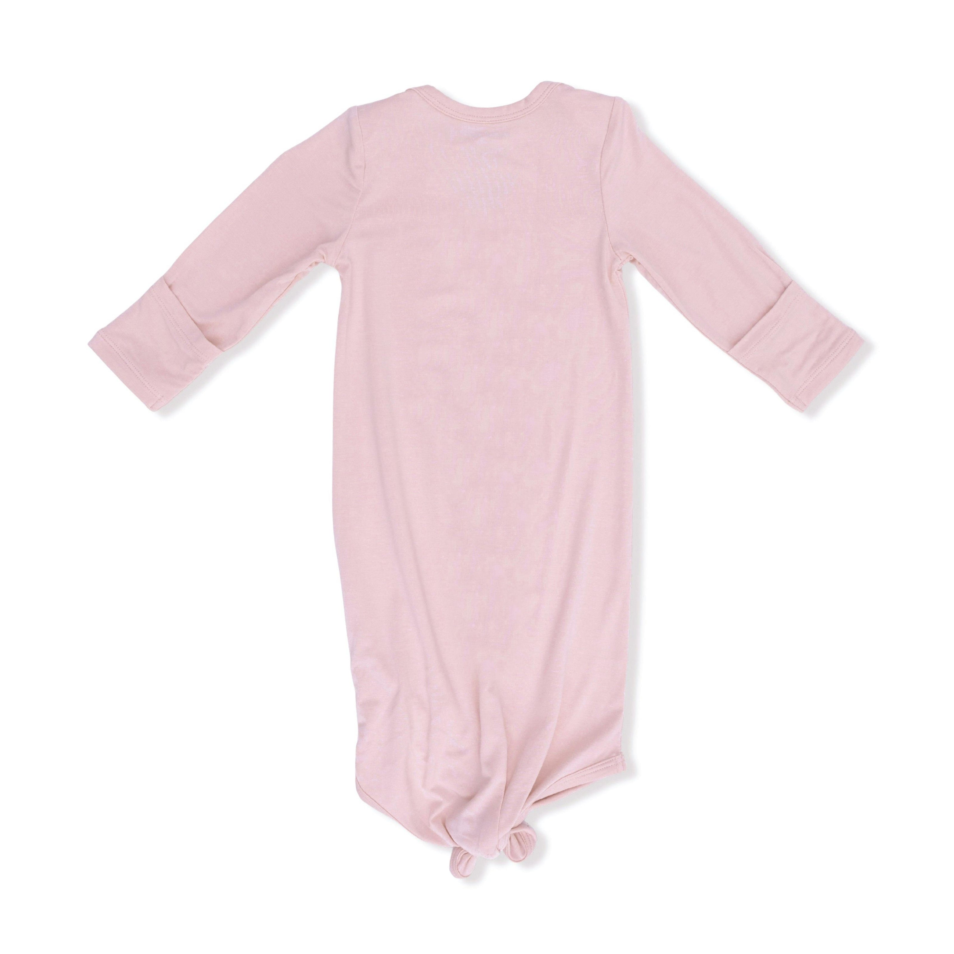Solid Peachskin - Knotted Gown and Headband