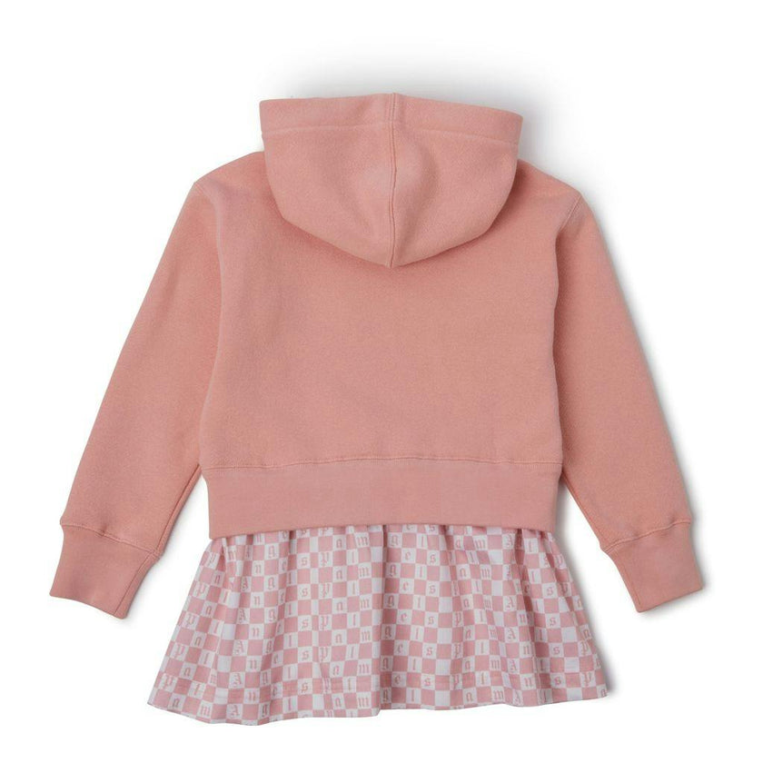 Pink Hooded Dress