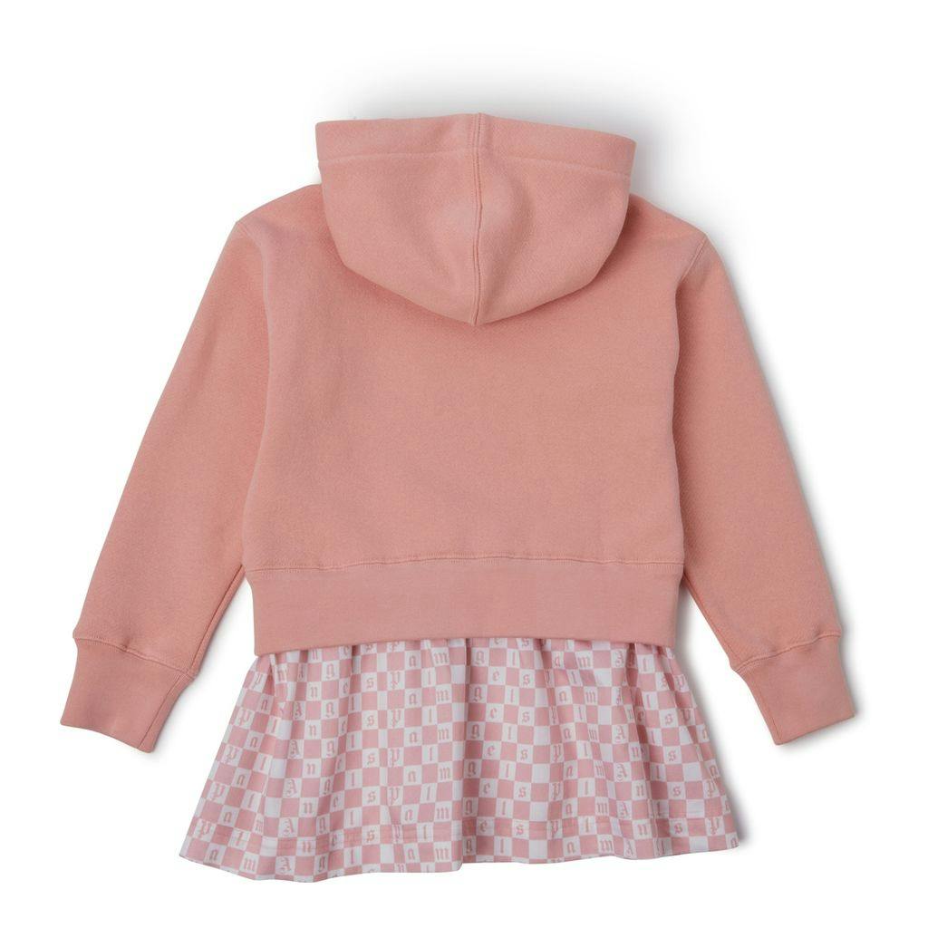 Pink Hooded Dress
