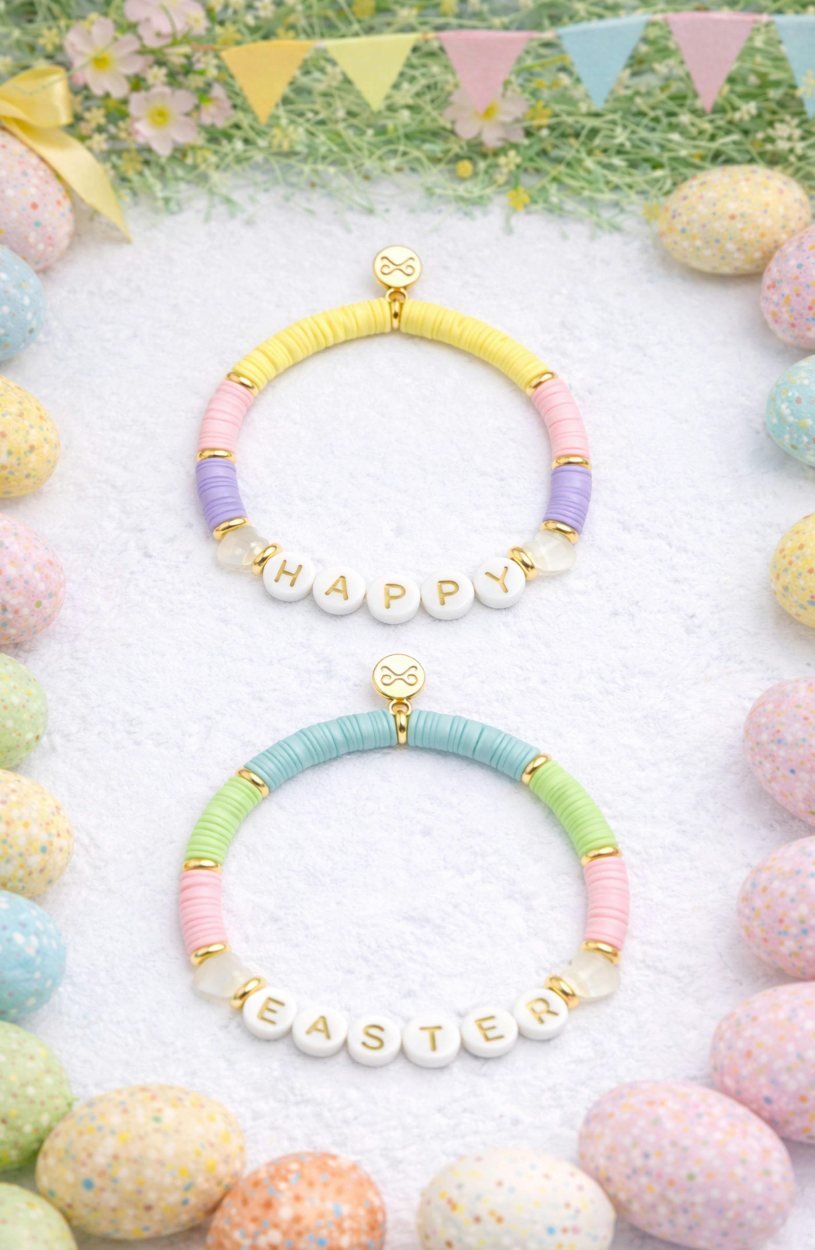 Happy Easter Bracelet Set