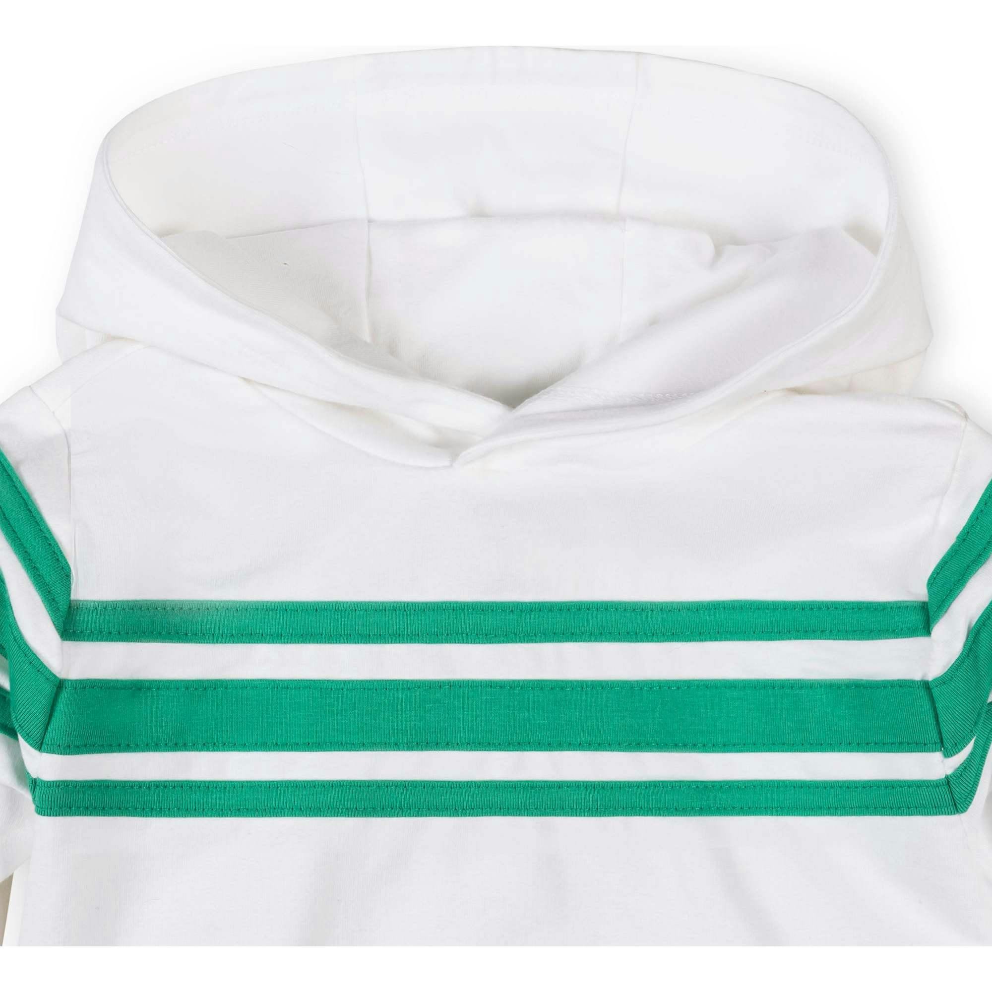 Organic French Terry Hoodie, White