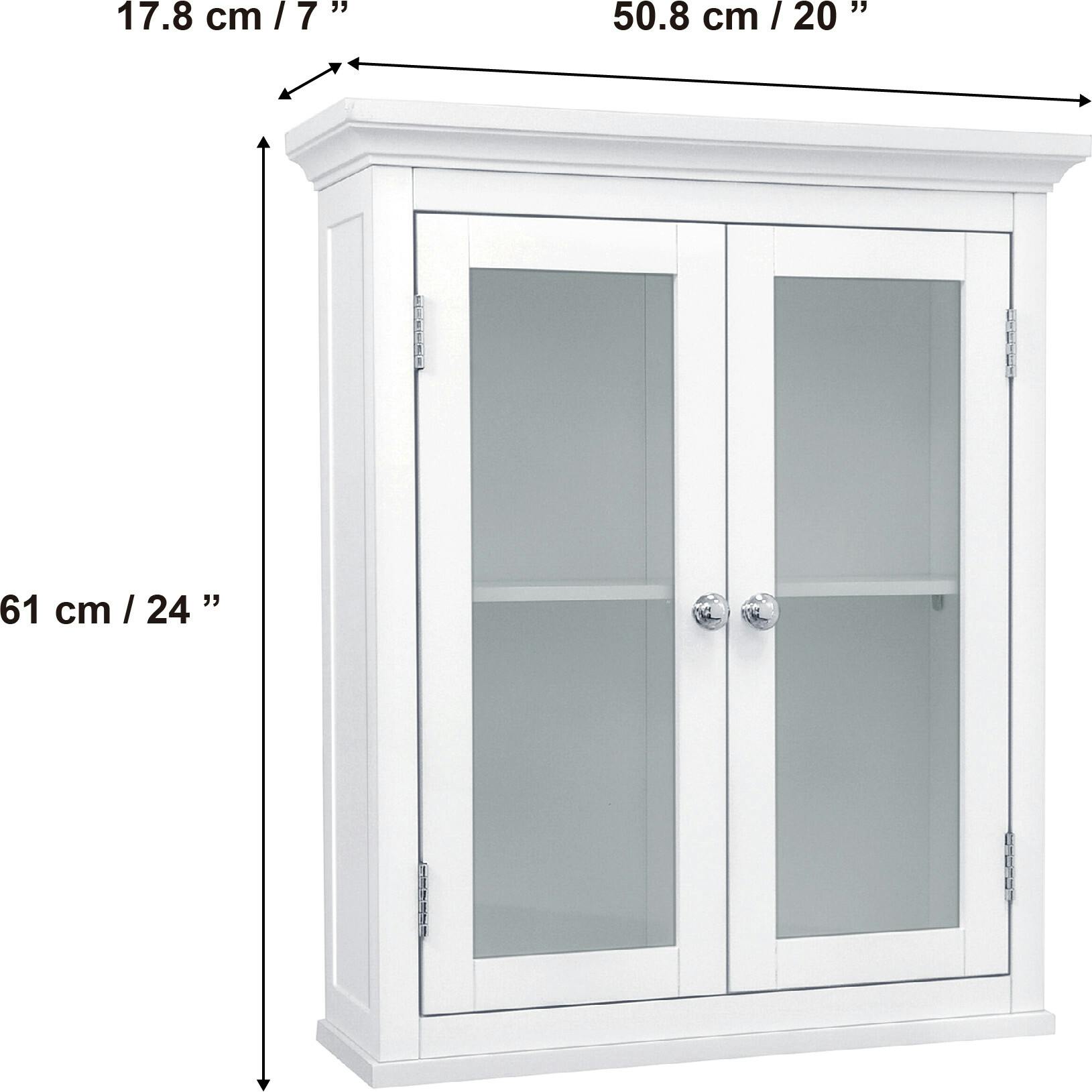 Madison Wooden Wall Cabinet with 2 Doors