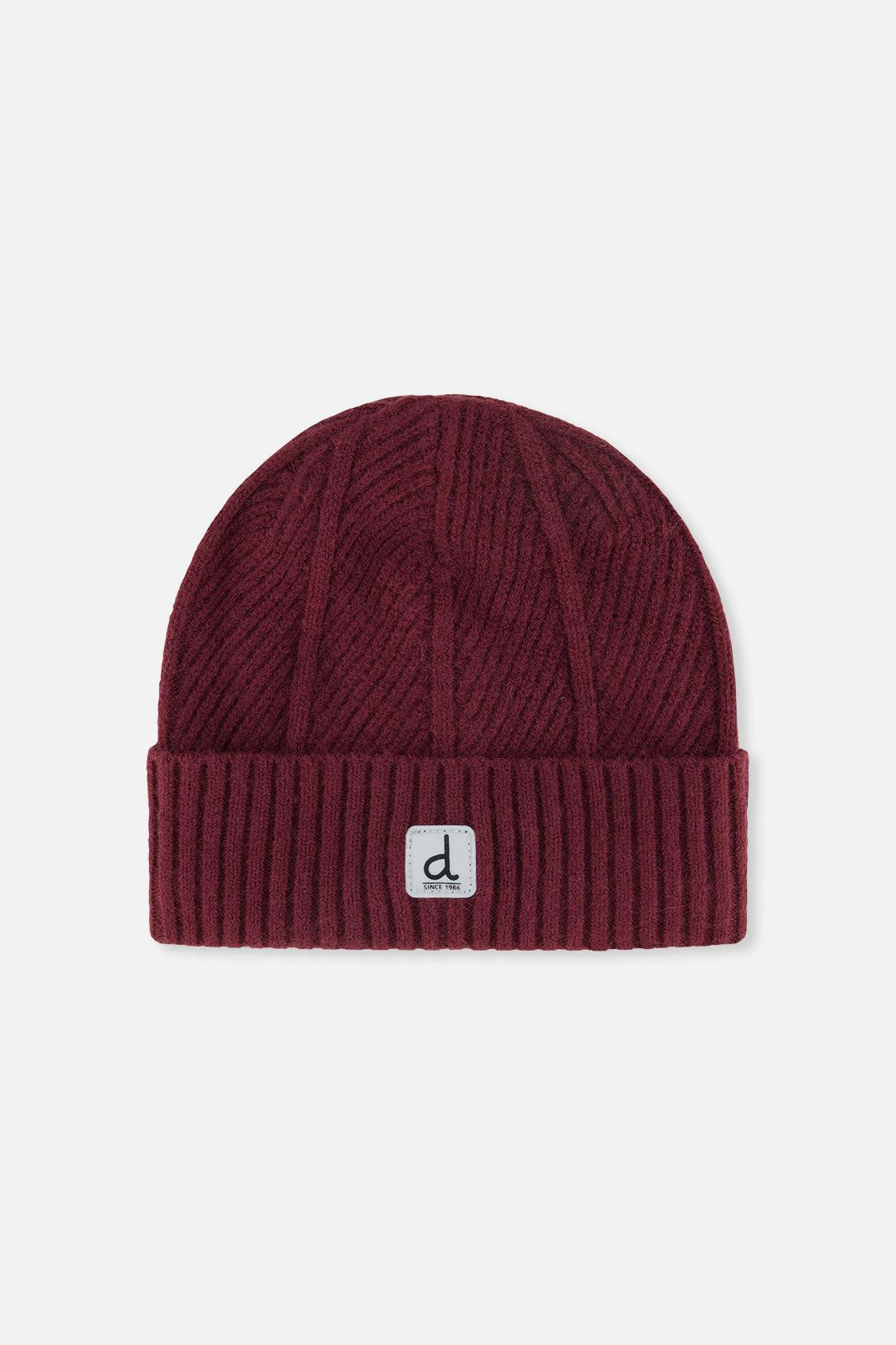 Winter Knit Hat Burgundy
