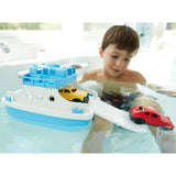 Ferry Boat - Blue & White