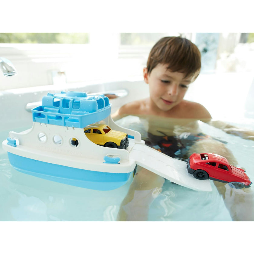 Ferry Boat - Blue & White