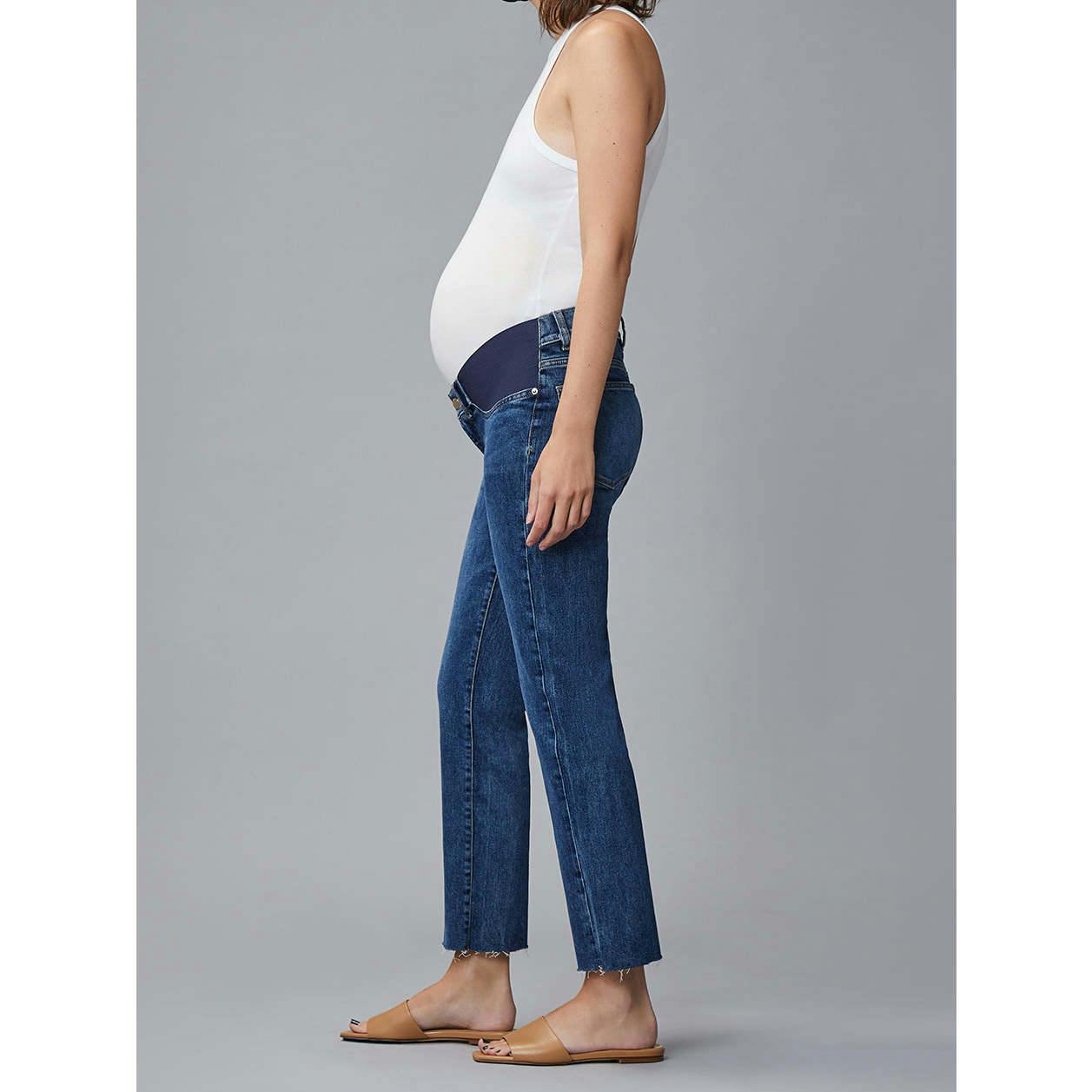 Patti Straight Maternity Vintage Jeans | Seaborn Raw