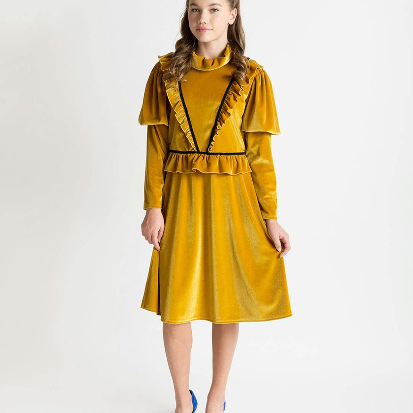 Mira dress (gold)