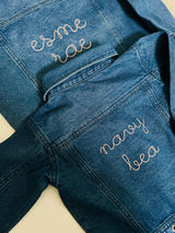 Baby & Kids Back Embroidery Denim Jacket