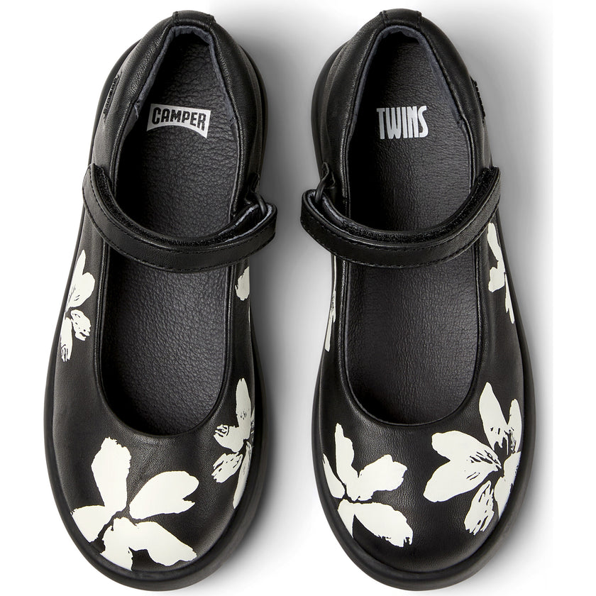 Mary Janes Duet Twins Kids Black, Black