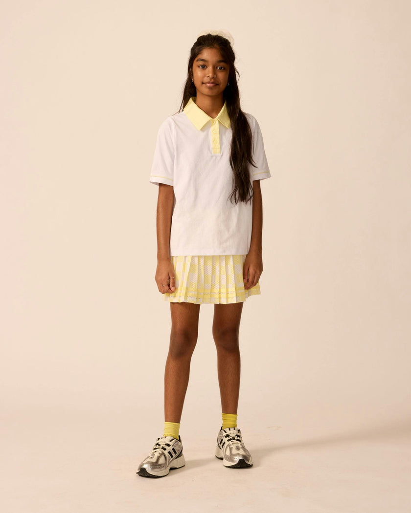 Tech Play Polo in Lemonade Trim