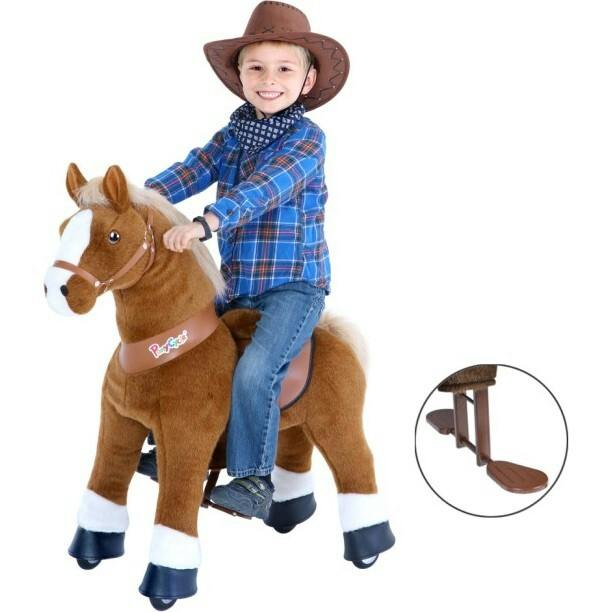 Model U® Horse Ride-On Toy Age 4–7 – Brown