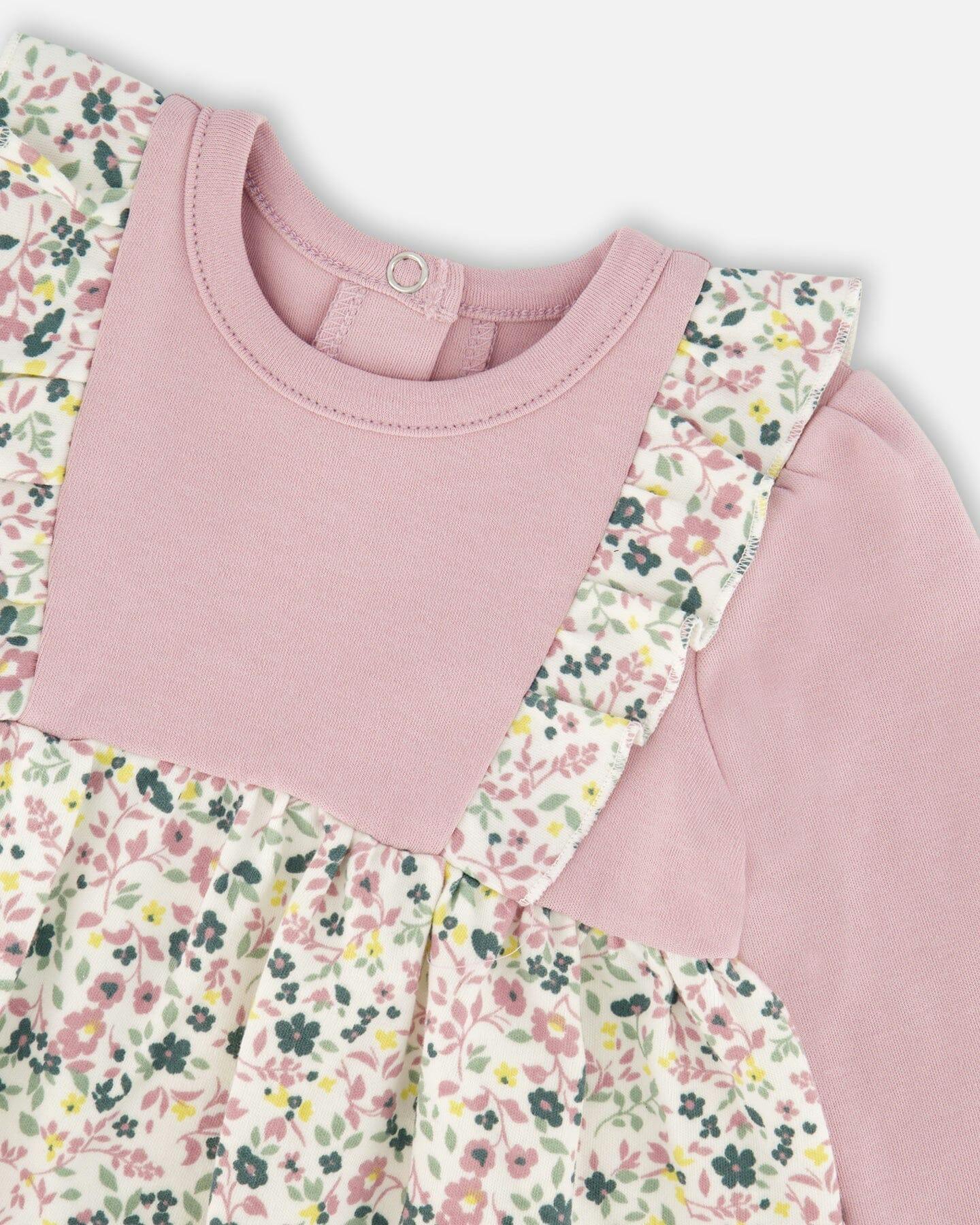 Organic Cotton Bi-Material Tunic and Leggings Set