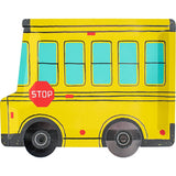 School Days Large School Bus Plate