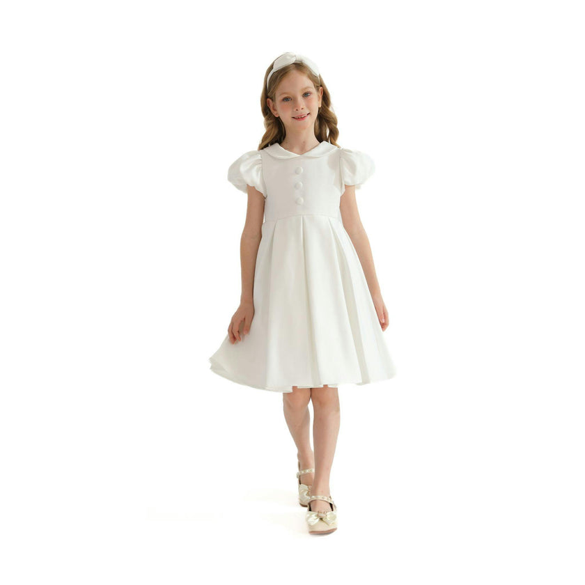 Ivory Barrymore Teacup Button Dress