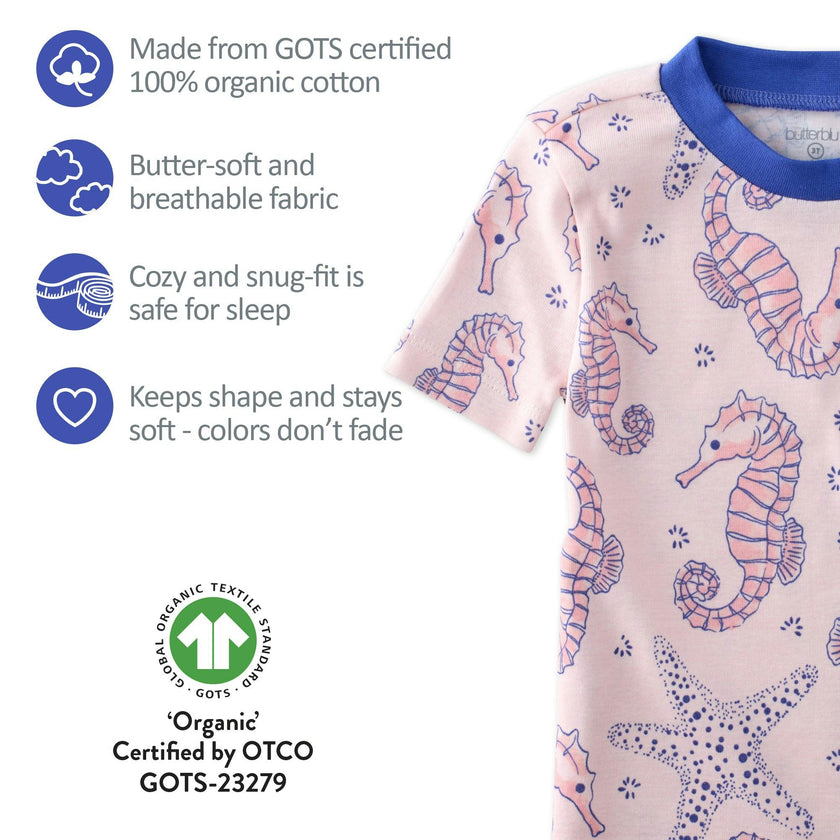 SHADE Snug-fit 2-Piece Toddler Pajamas for Boys & Girls