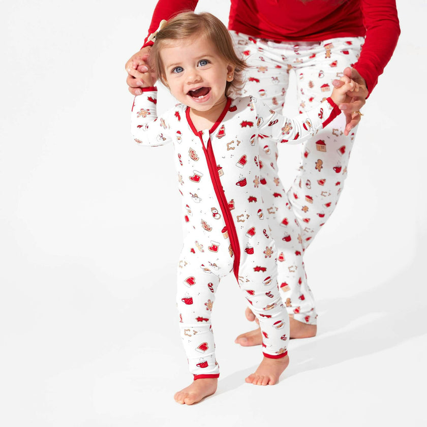 Sugar Cookies Bamboo Convertible Footie