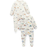 Printed Zip Growsuit Pack Farm Vehicles Print