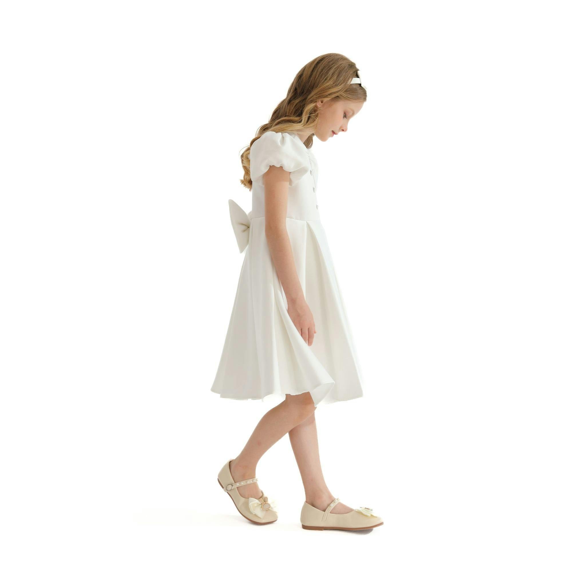 Ivory Barrymore Teacup Button Dress