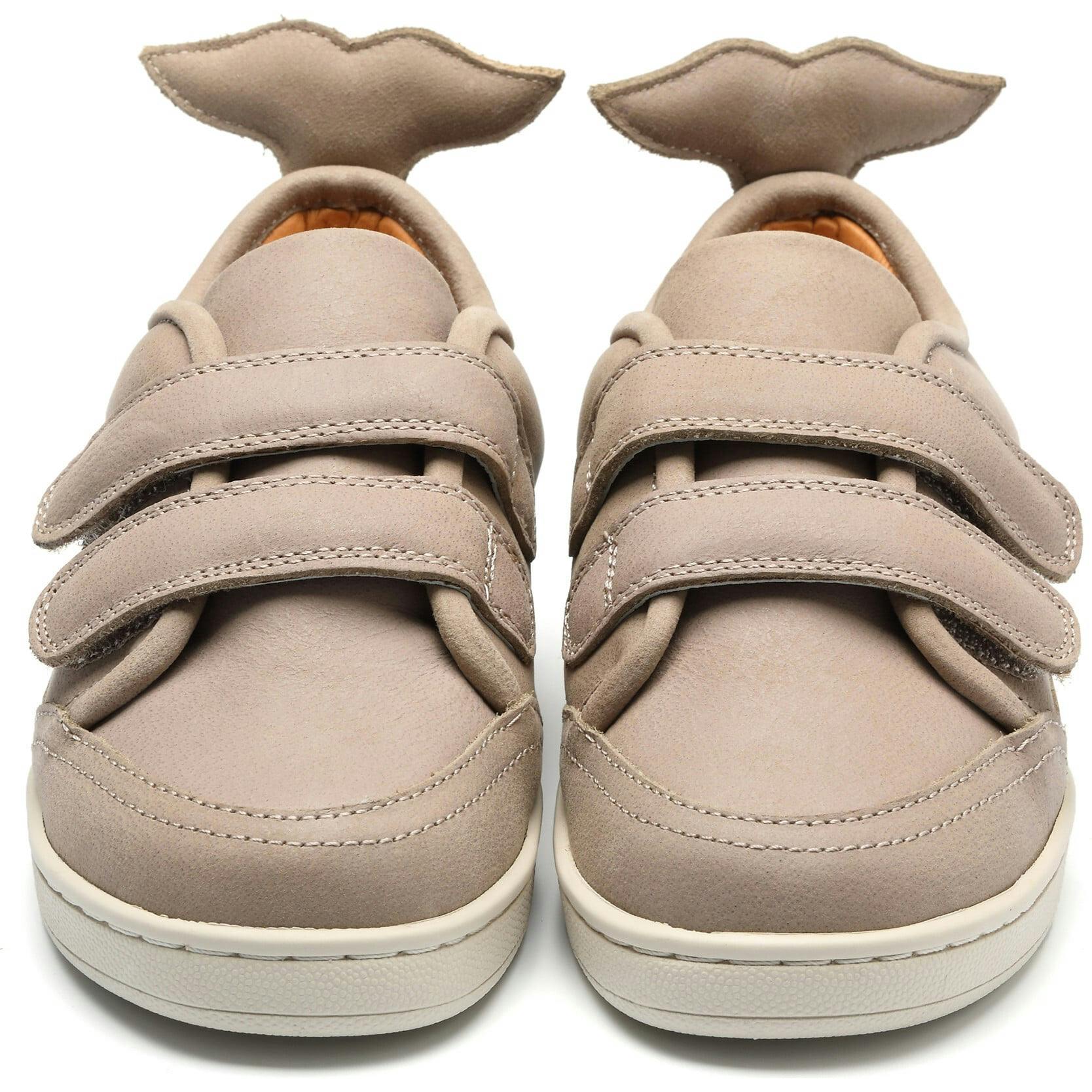 Rian Tail 2-Velcro Straps Leather Shoes