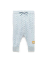 Cashmere Leggings Pale Blue Melange