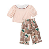 Baby Girls Noelle 2PC Set - Gingerbread Houses