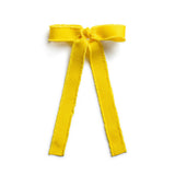 Halo Luxe Dahlia Deconstructed Grosgrain Ribbon Long Tail Clip - Yellow