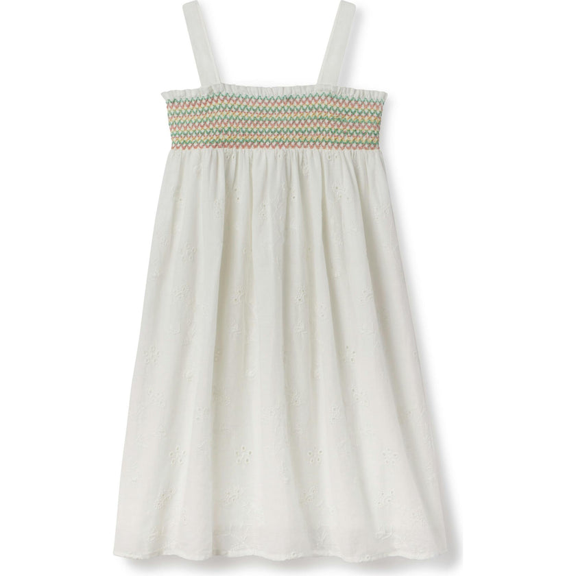 Rosie Dress in White Alyssum