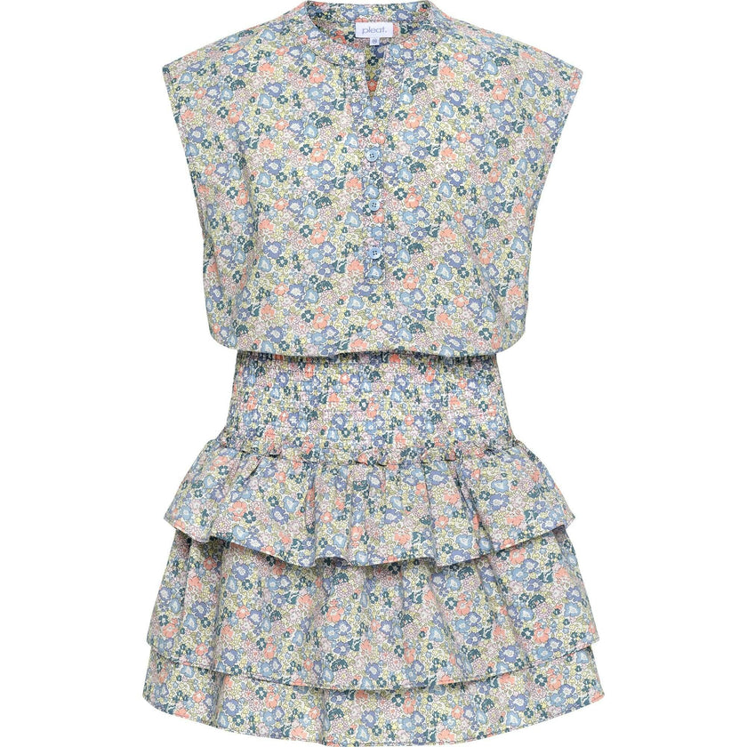 Drew Dress Coral Floral