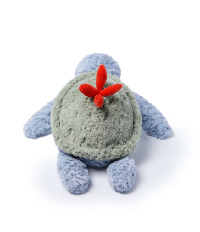 McHugs Lucky Green Turtle Weighted Plush Animal 25cm