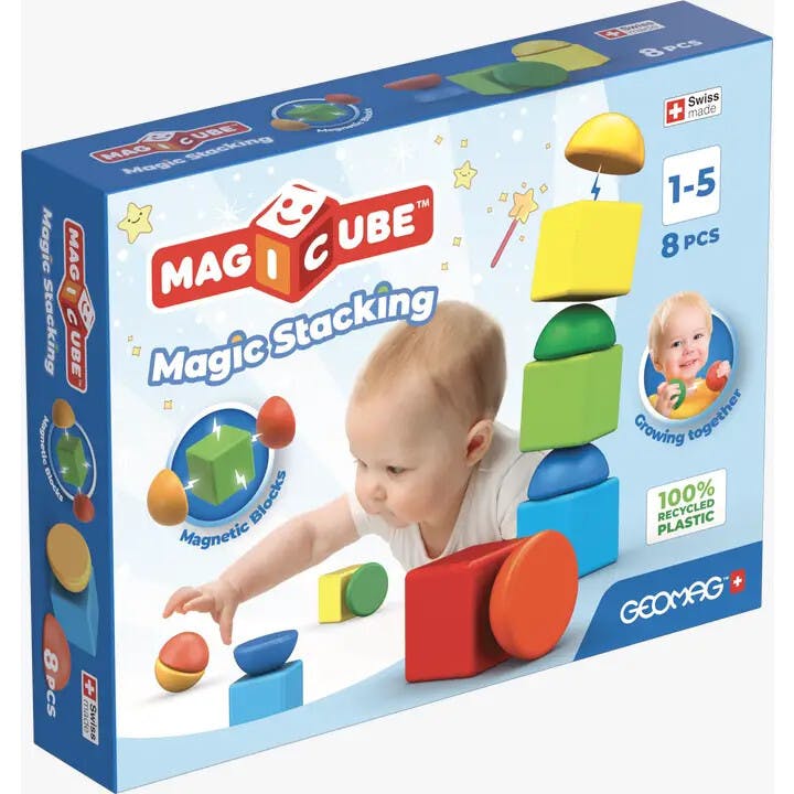 Geomag™ Magicube Stacking 8 Piece Playset - 1-5Y