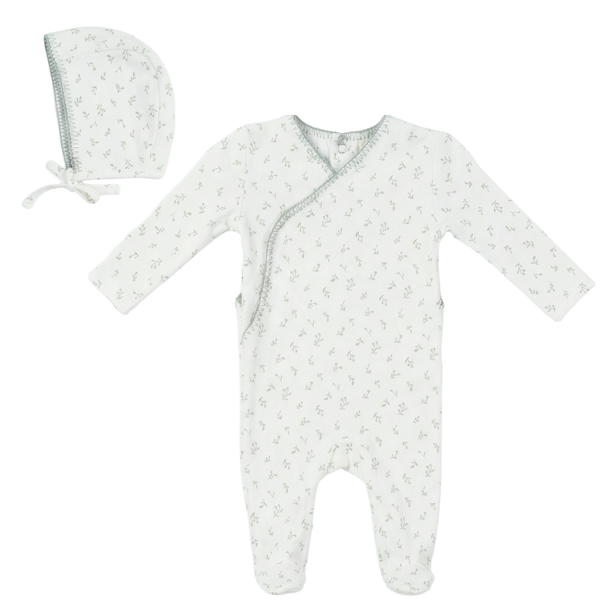 Cherry Onesie with Bonnet