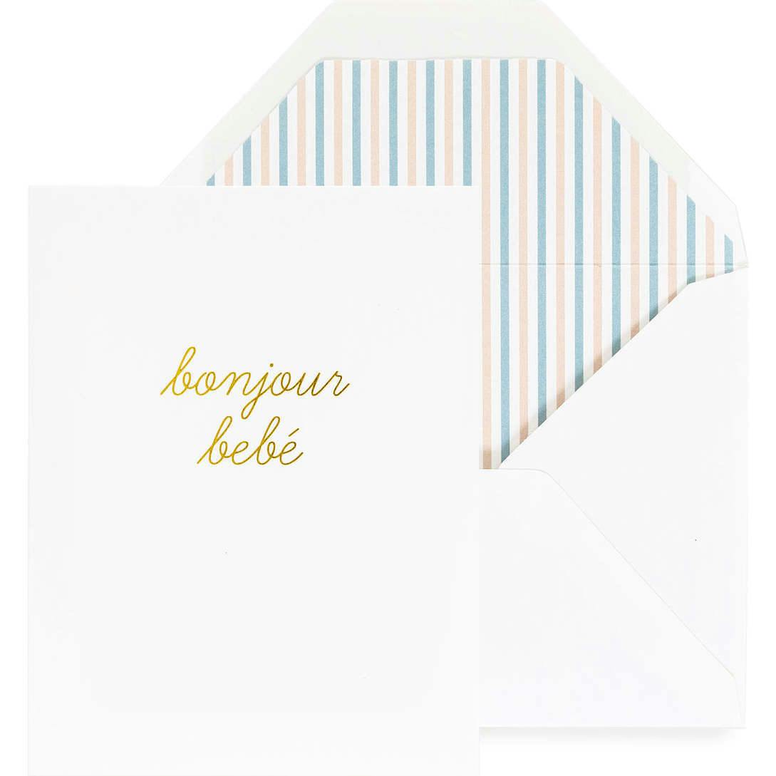 Bonjour Bebe Card
