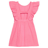 Sadie Dress - Taffy Pink Embroidery