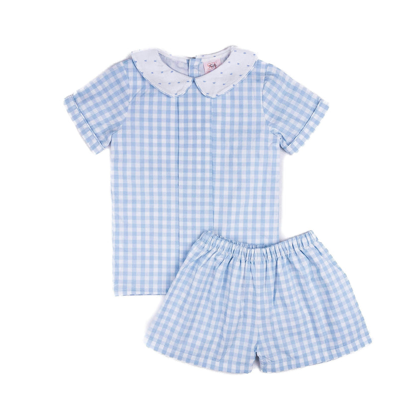 Heintz Short Set - Blue Swiss